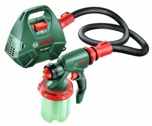 Bosch DIY Farbsprühsystem PFS 3000-2, Farbbehälter 1000 ml, Düse für Lacke und Lasuren